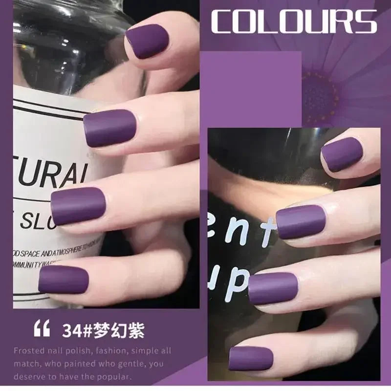Handaiyan 12ml Frosted Matte Nail Gel Polish – Quick Dry