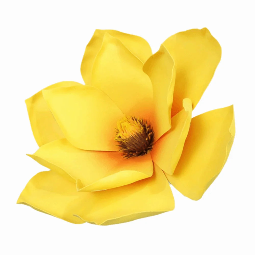 Giant 45CM Artificial Magnolia Flower – Silk Foam Home Décor