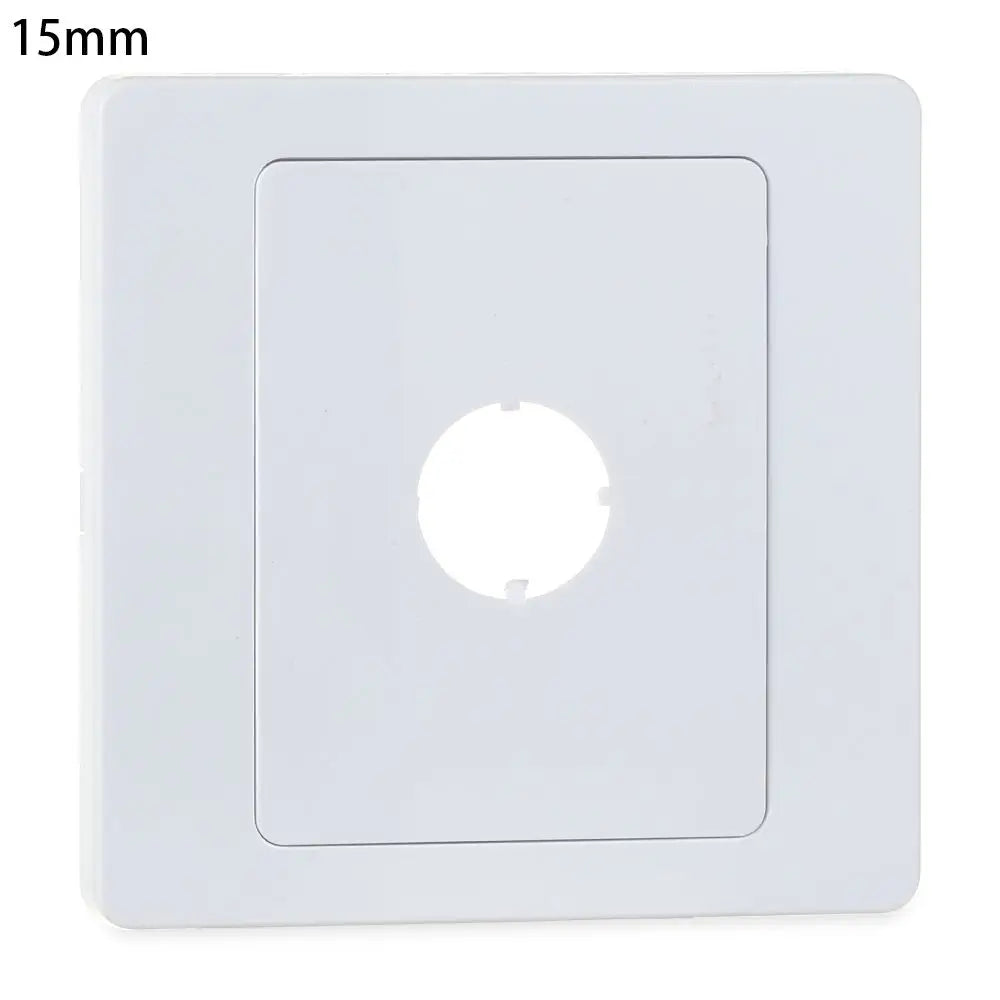Wall Blank Panel Cable Cover with Outlet Hole & Rubber Pad
