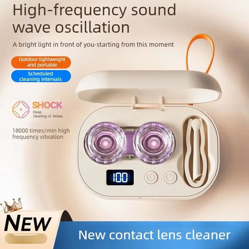 Ultrasonic Contact Lens Cleaner USB-C 18000 RPM | SAMMY