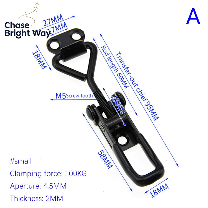Toggle Latch Catch – Adjustable Lever Lock Hasp for Cabinets