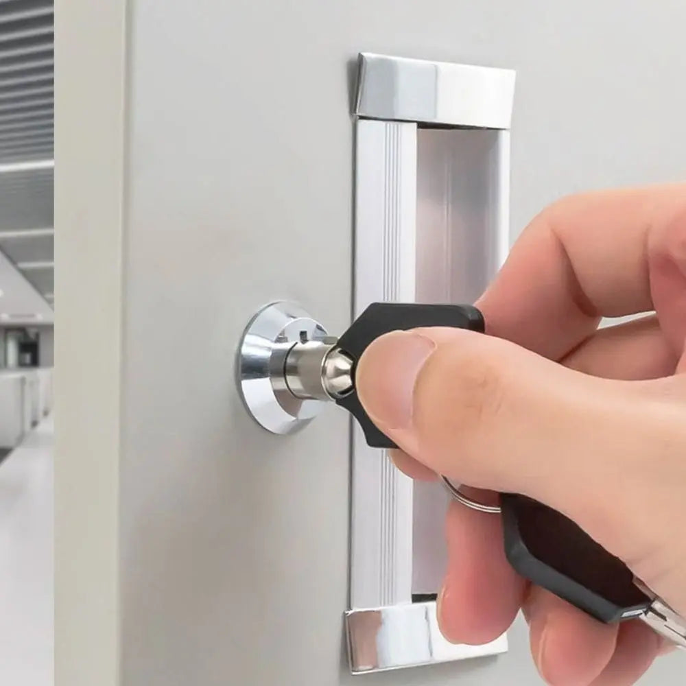 Zinc Alloy Cam Lock 16–30mm | Drawer Cabinet Mailbox + 2 Keys