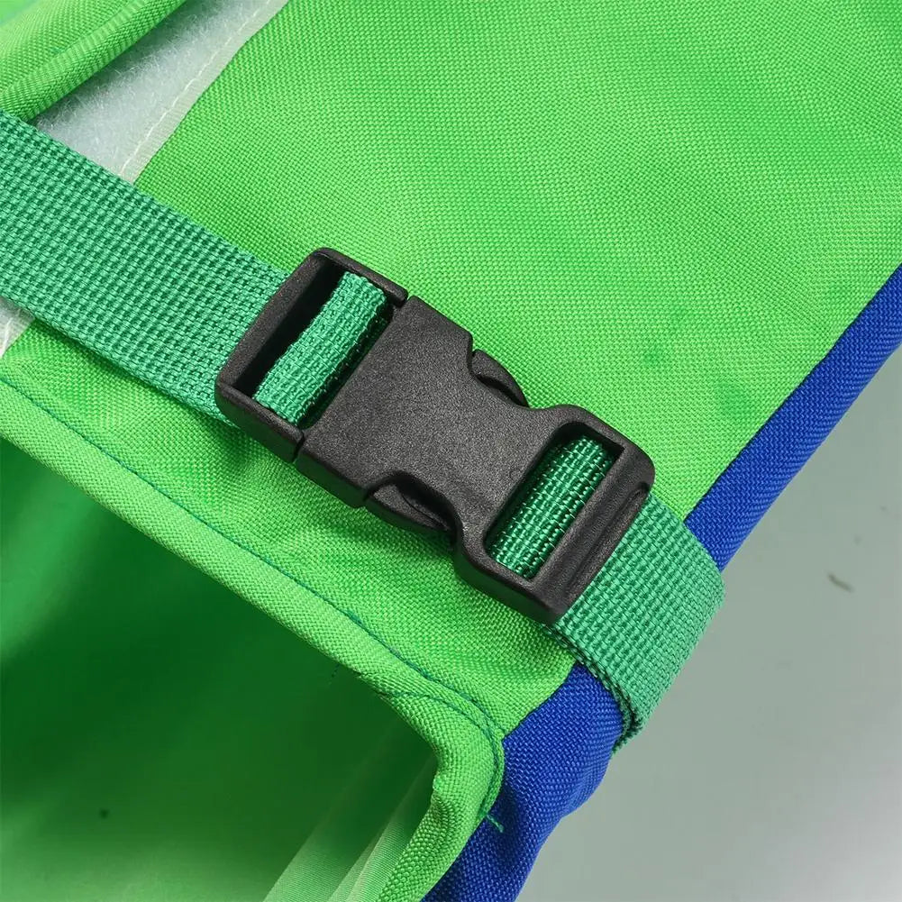 Dog Life Jacket Swim Vest – Buoyancy, Handle & Tail Fin