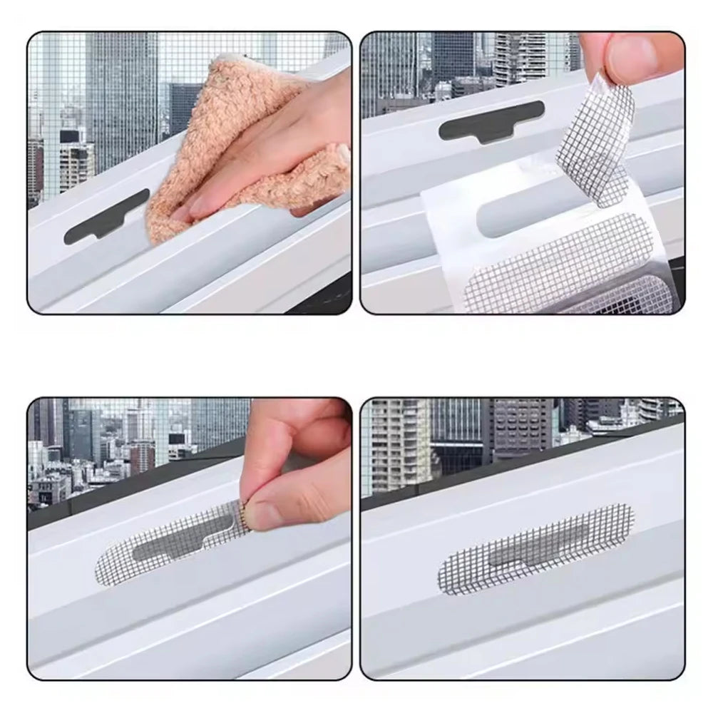 Window Screen Repair Patches – Anti-Mosquito Mesh Stickers 10/20/50Pc