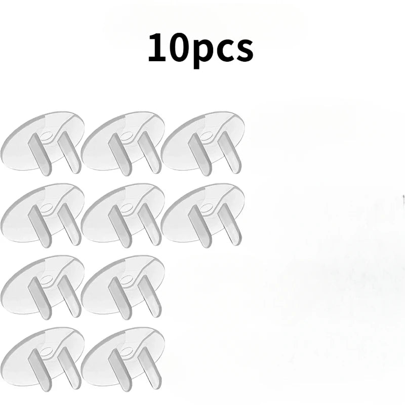 Childproof Outlet Covers – Clear Baby Safety Plugs 10/20 Pack