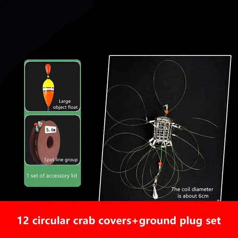 Stainless Steel Crab Trap Wire Cage – 8/12 Lap Crab Catcher