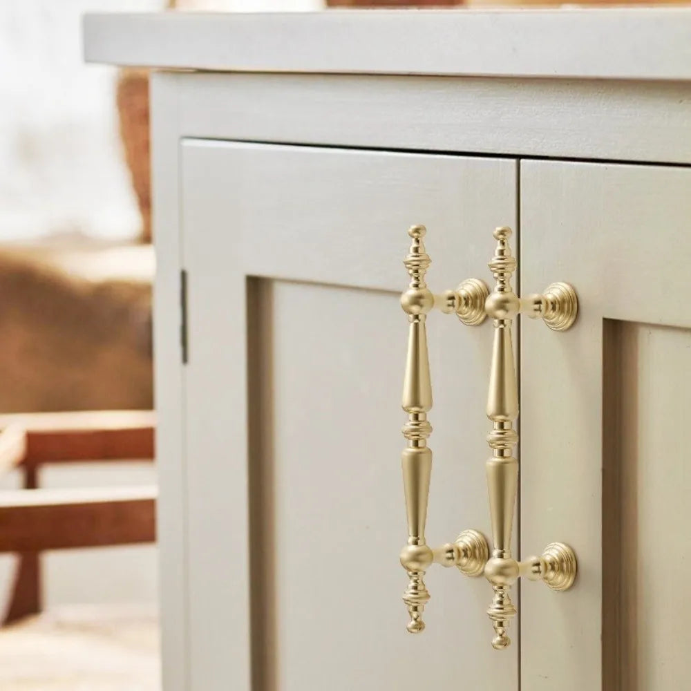 Zinc Alloy Vintage Cabinet Handles – Double Hole Drawer Pulls