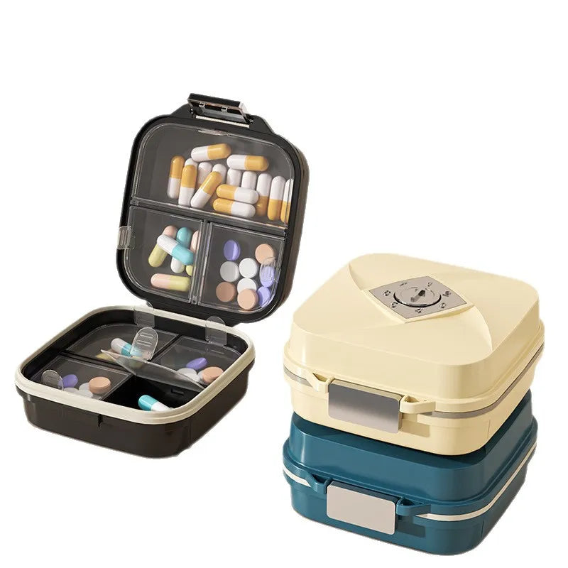 Weekly Pill Organizer – Multi-Compartment Water-Resistant Case