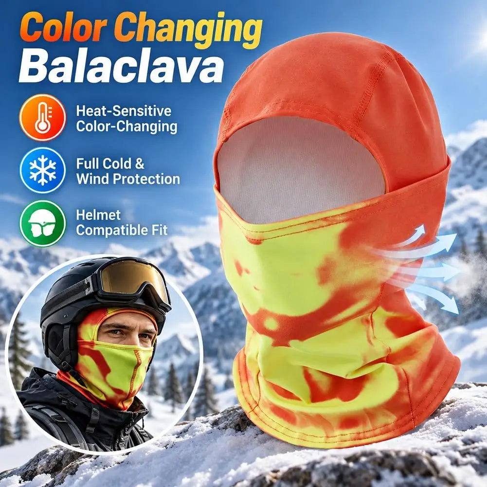 Heat Reactive Color-Change Balaclava | Ski & Motorcycle Mask