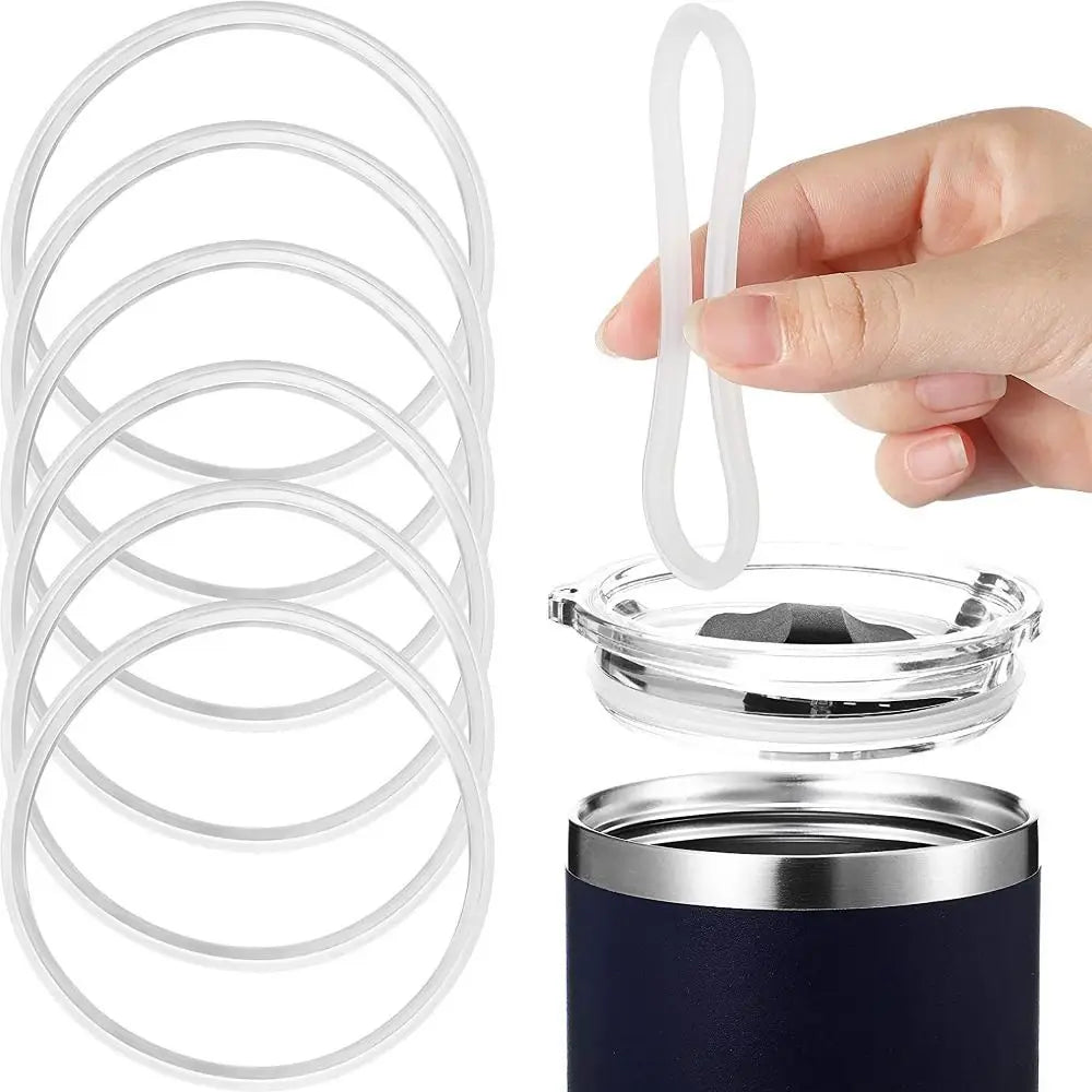 Silicone Lid Gasket for 16oz & 20oz Travel Mug Tumbler | 1-4 Pack