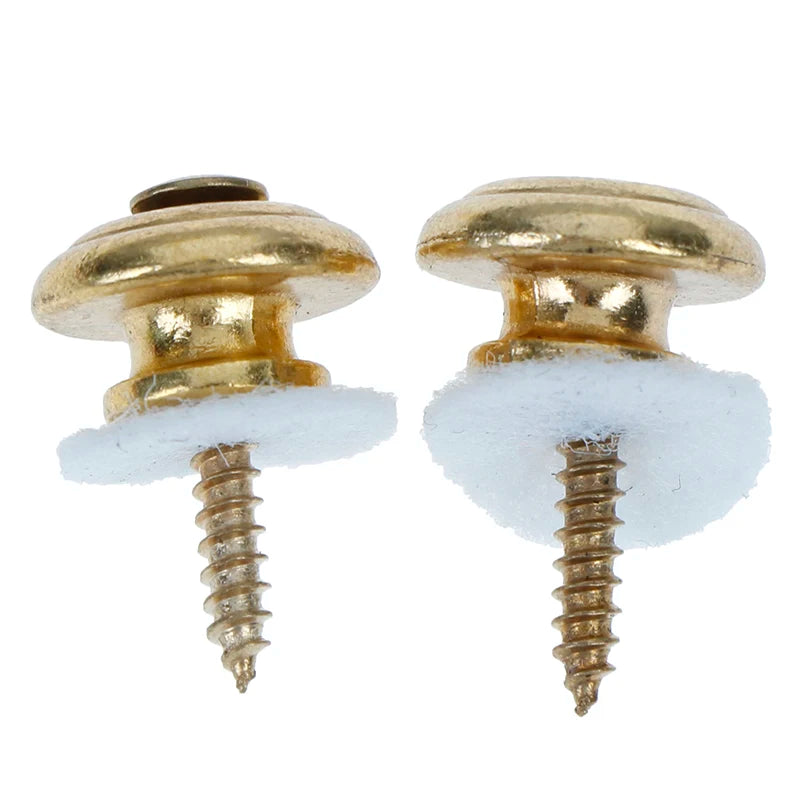 Mushroom Head Guitar Strap Lock Buttons with Screws – 1 Pair