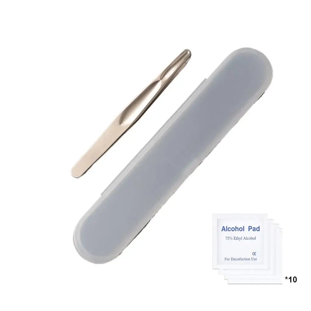 Stainless Steel Precision Tweezers – Eyebrow & Beard Grooming