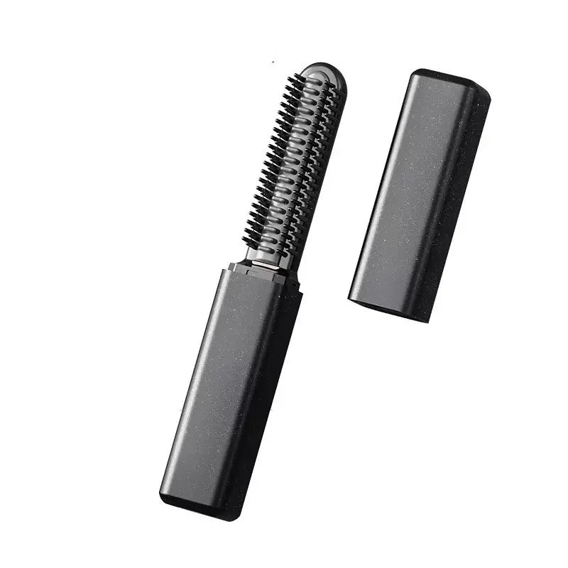 Wireless Hair Straightener Comb – Cordless, 30-Sec Heat