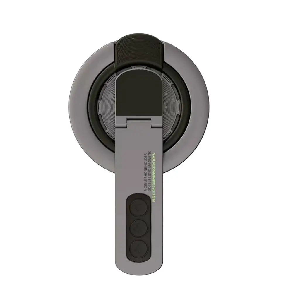 Magnetic Phone Grip Stand – 360° Rotating, Double-Sided