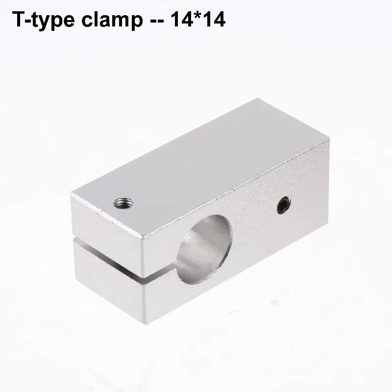 T-Type Optical Axis Cross Block Shaft Clamp | Aluminum Alloy