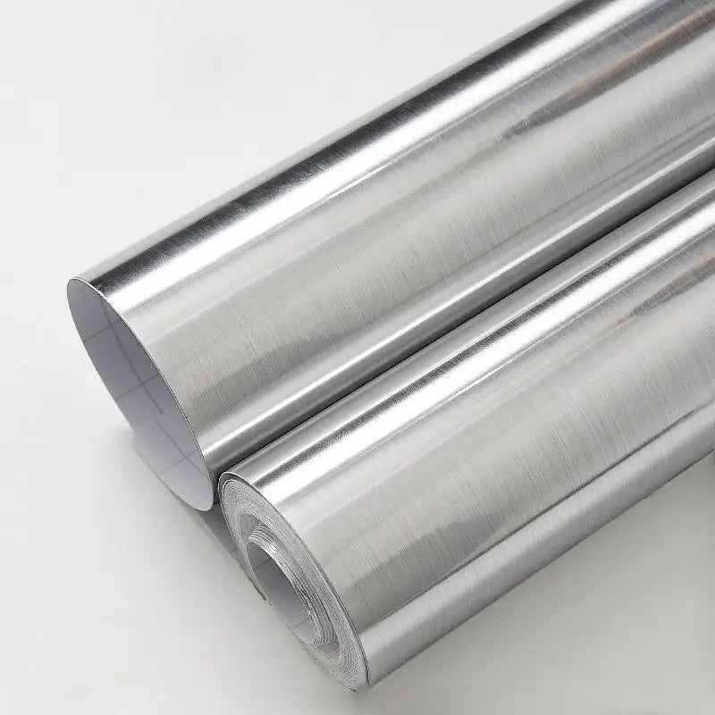 Stainless Steel Kitchen Contact Paper – 60×200cm Peel & Stick