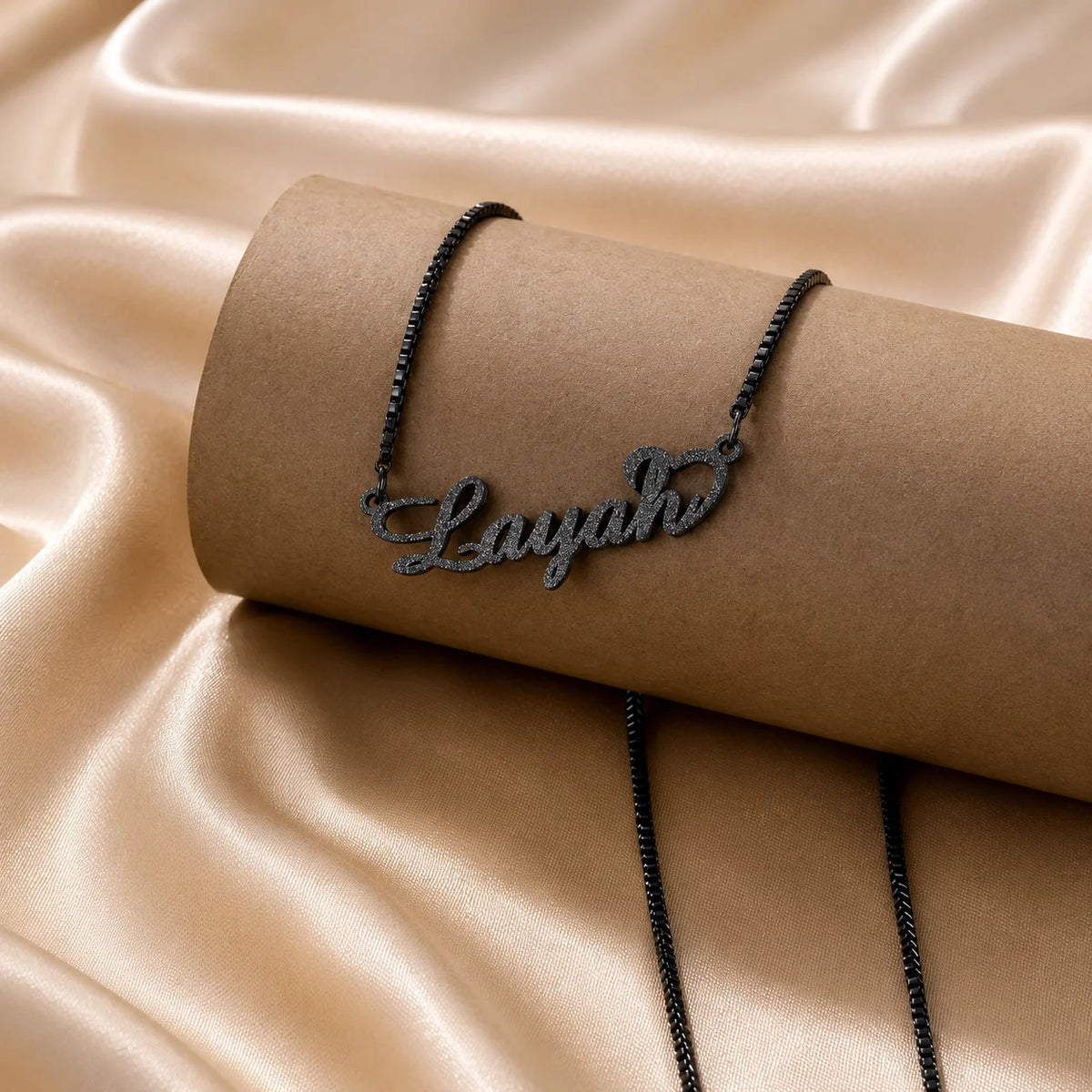 Custom Name Necklace – Personalized Stainless Steel Pendant