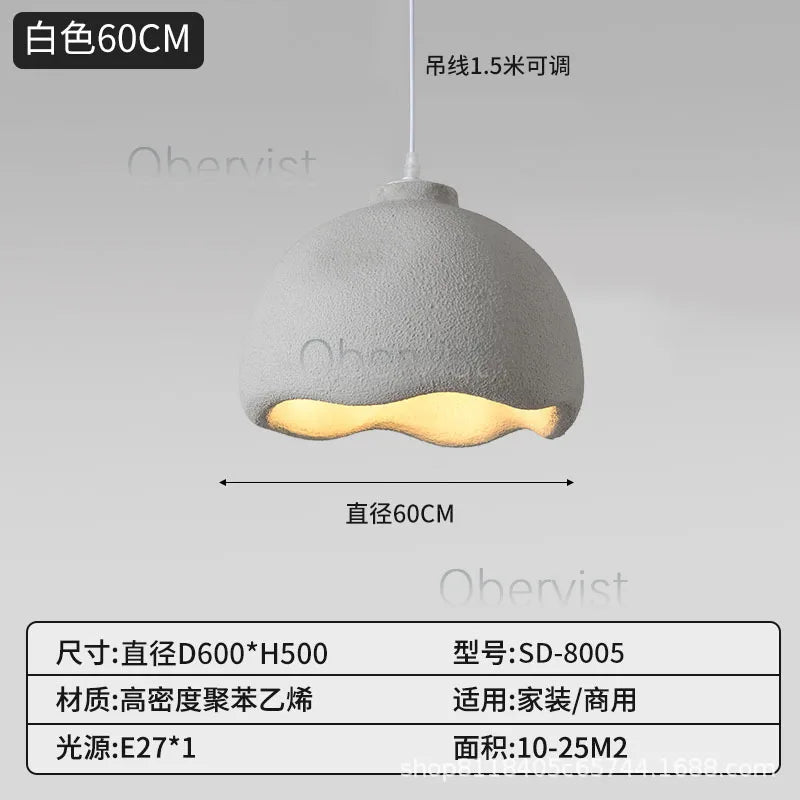 Wabi Sabi Pendant Light | Dimmable E27 LED Ceiling Fixture