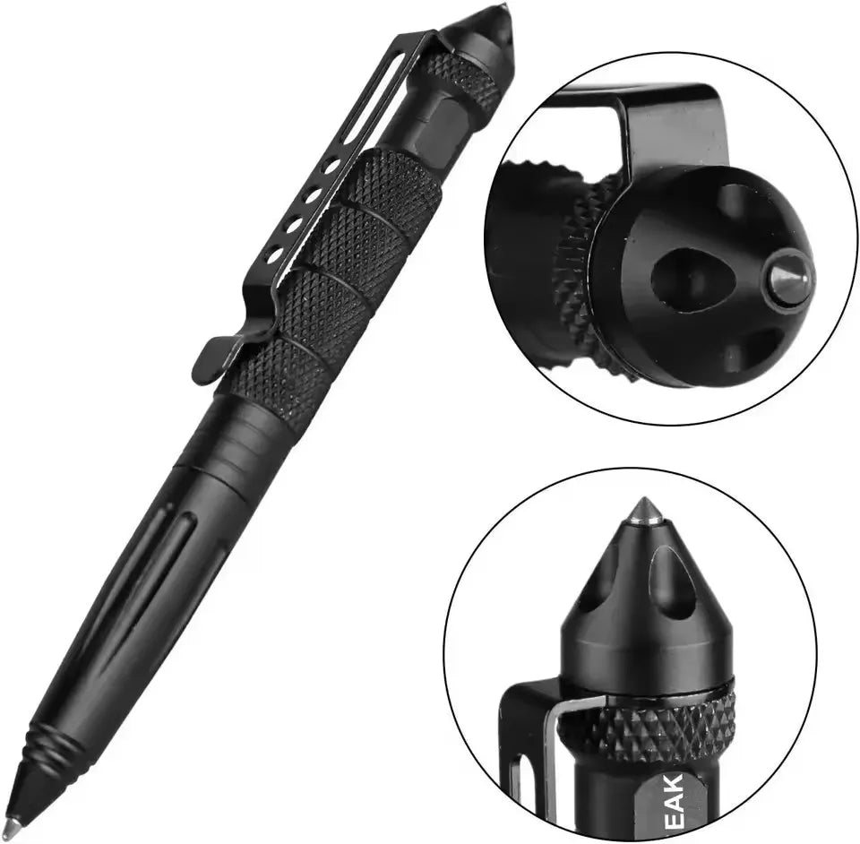 Tactical Pen Glass Breaker – Aviation Aluminum Survival Tool
