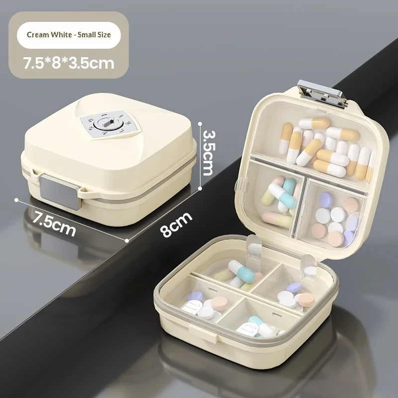 Weekly Pill Organizer – Water-Resistant Travel Medicine Case