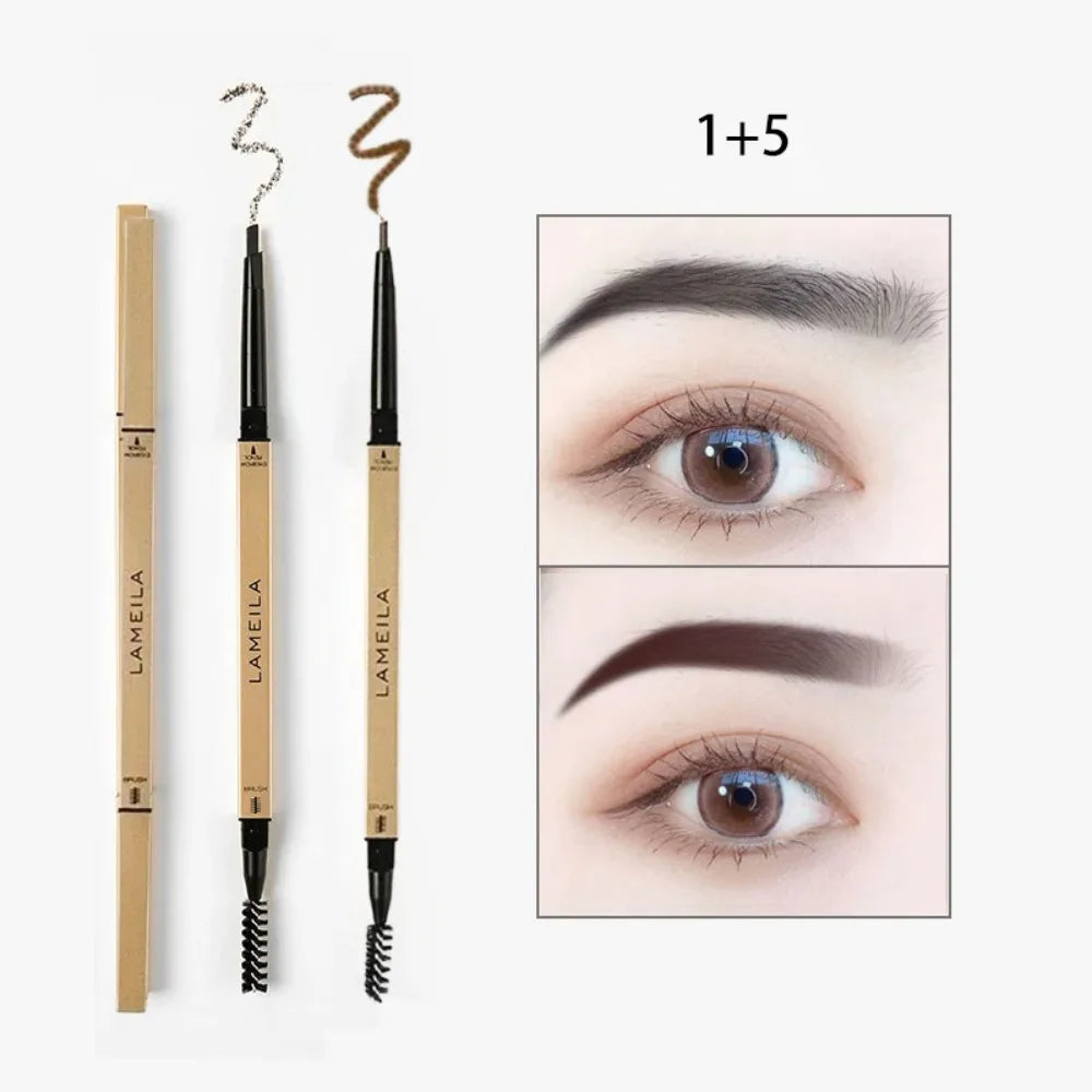 Ultra-Fine Dual-Ended Waterproof Eyebrow Pencil + Spoolie
