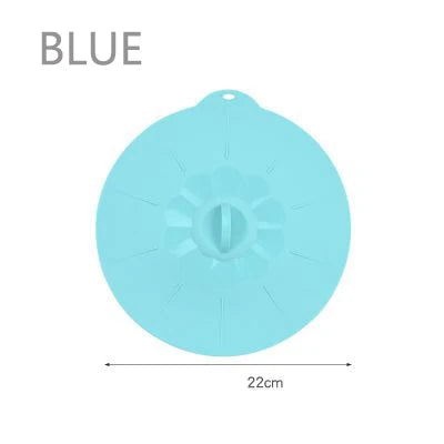 Universal Silicone Spill Stopper Lid – Reusable Pot & Bowl Cover