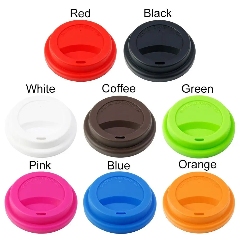 Silicone Cup Lids 2-Pack – 9.5cm Universal Mug Covers