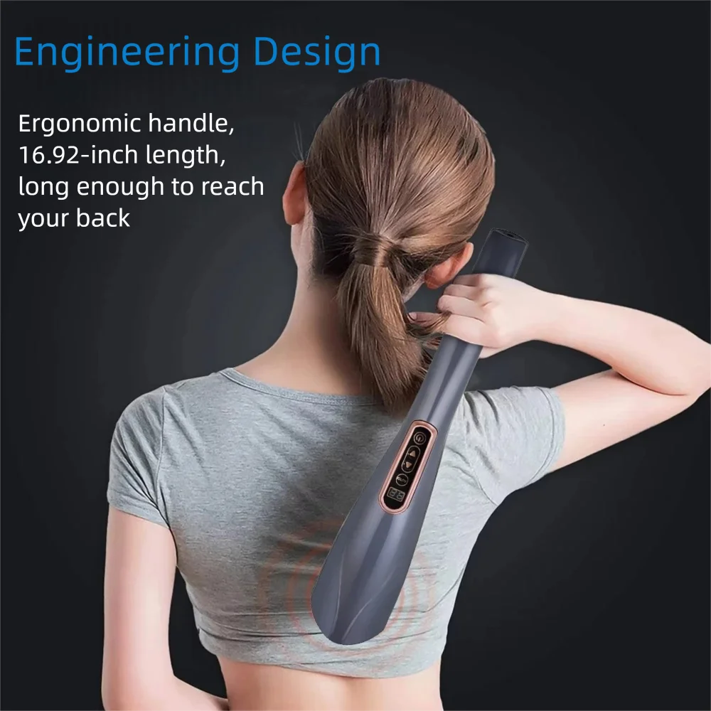 Wireless Dolphin Massager – Multi-Head Rechargeable Massager