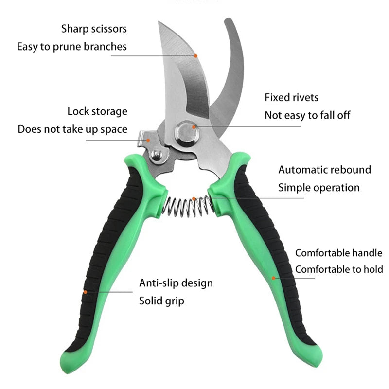 Bird Beak Pruning Scissors – Stainless Steel Garden Shears
