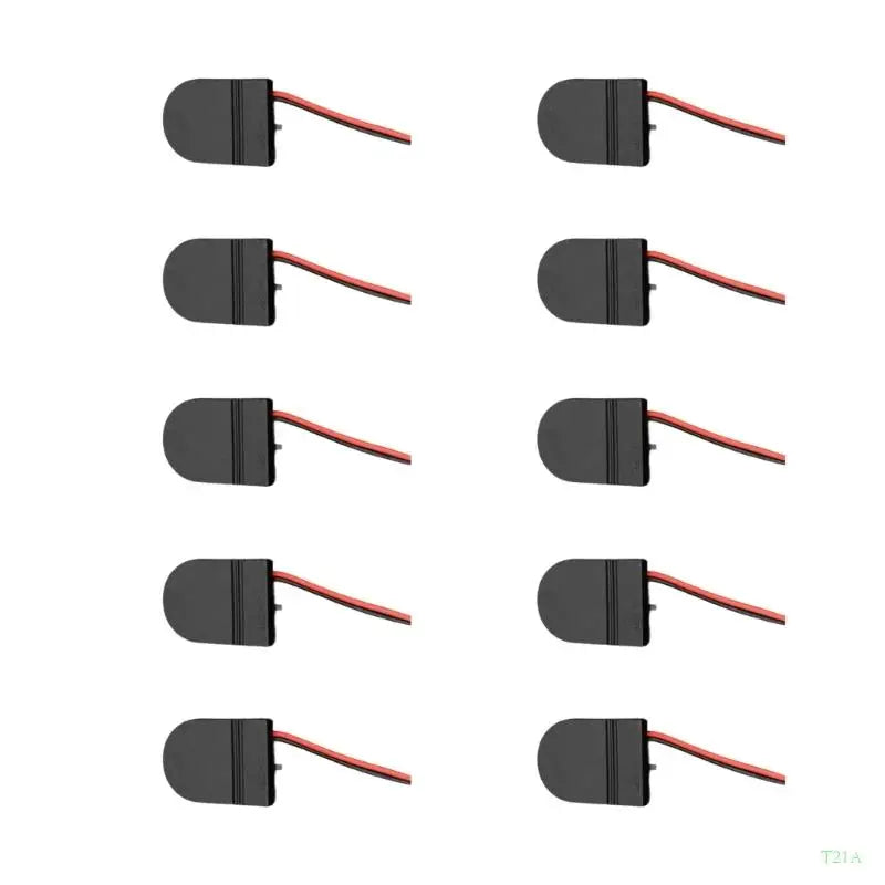 CR2032 LIR2032 Coin Cell Battery Holder with Switch – 10 Pack