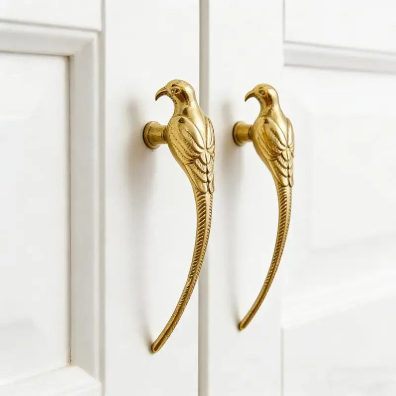 Zinc Alloy Fortune Bird Cabinet Knob – Vintage Furniture Pull