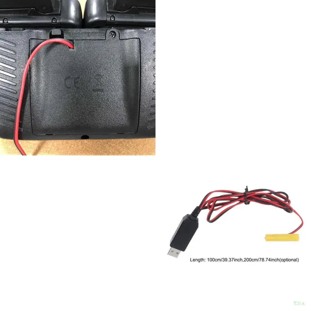 USB AAA Battery Eliminator Cable – 4.5V LR03 Power Converter