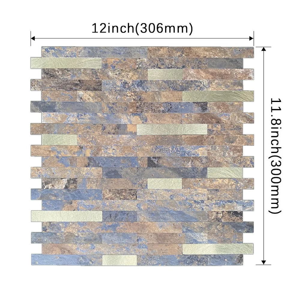 Self-Adhesive Mosaic Tile Stickers | PVC Kitchen Backsplash