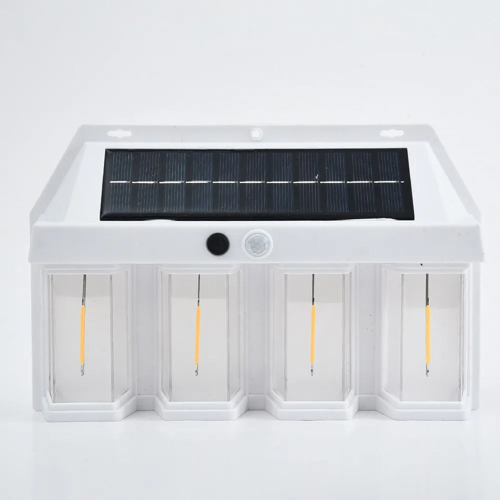 Vintage Solar Wall Light | Outdoor Motion Sensor Garden Lamp