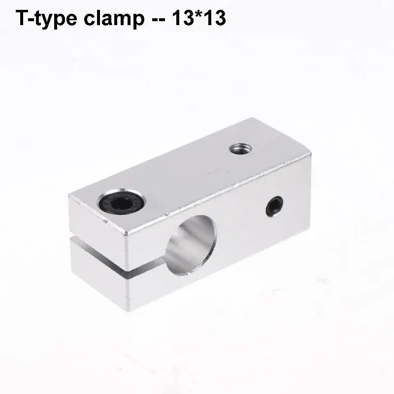 T-Type Optical Axis Cross Block Shaft Clamp | Aluminum Alloy