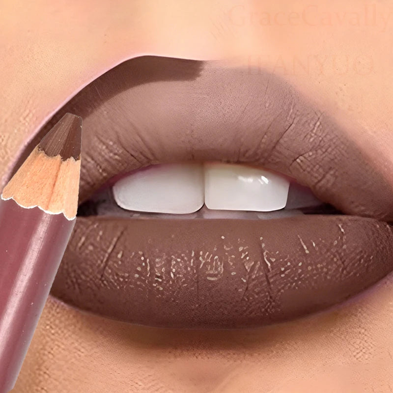 Waterproof Matte Lip Liner Pencil | 28 Shades, Long-Lasting