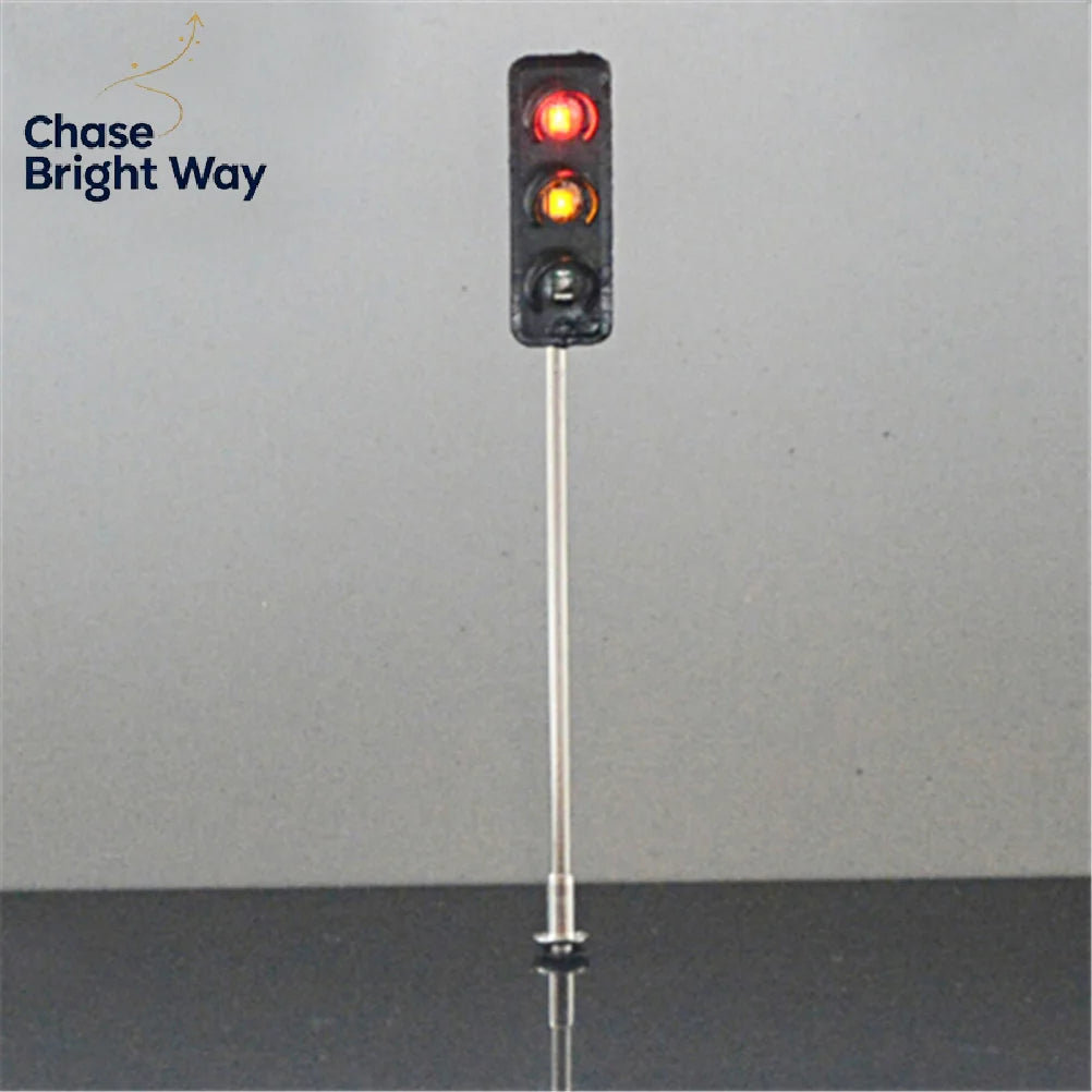 HO OO Scale LED Traffic Light Signal – Model Train Decor