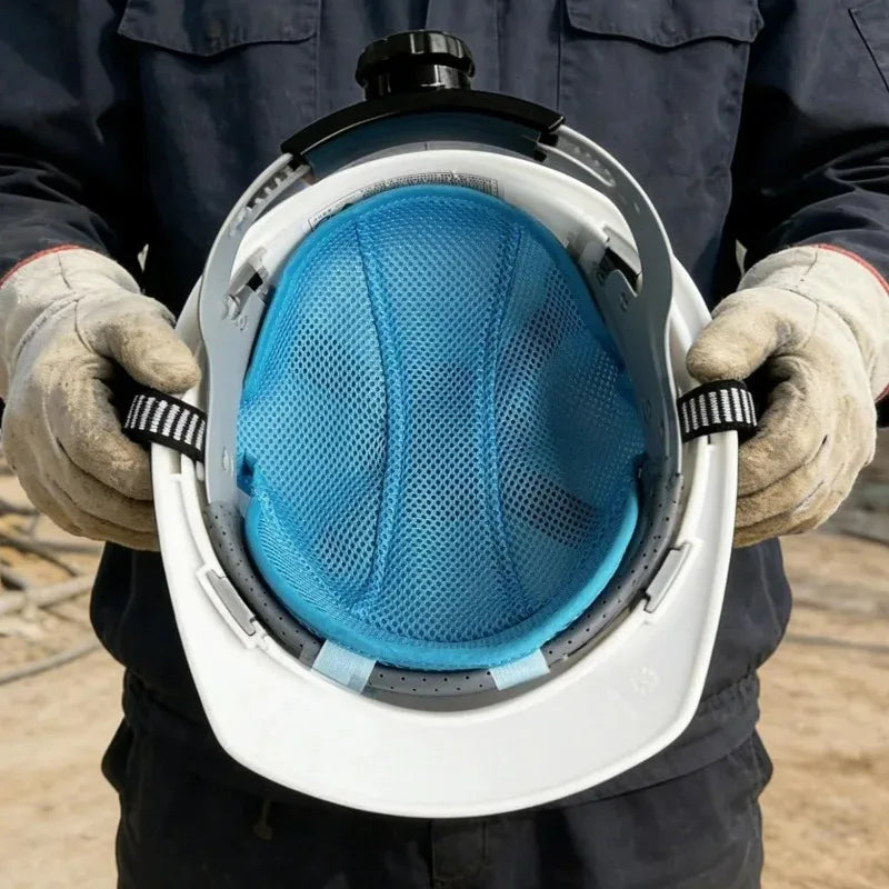 Breathable Mesh Helmet Insert Liner – Sweat-Absorbing Hard Hat Pad