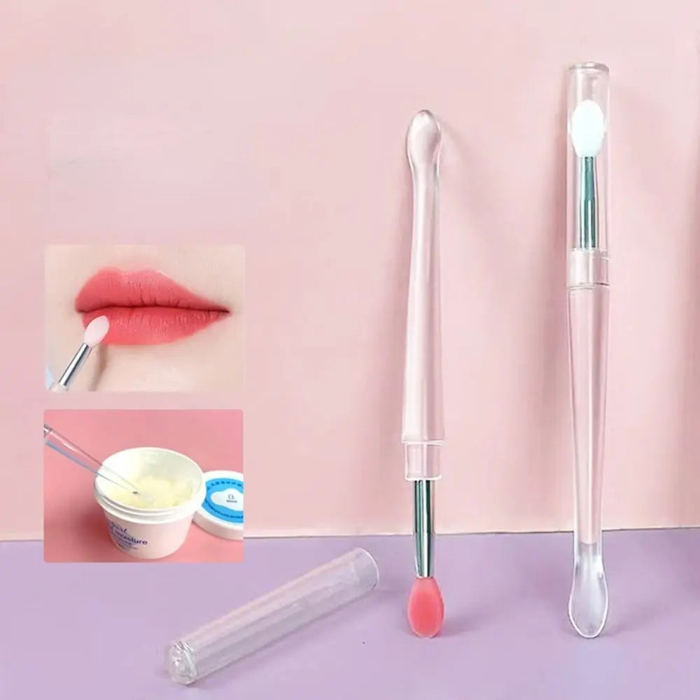 Silicone Lip Brush Set – 10 Portable Flexible Lip Applicators