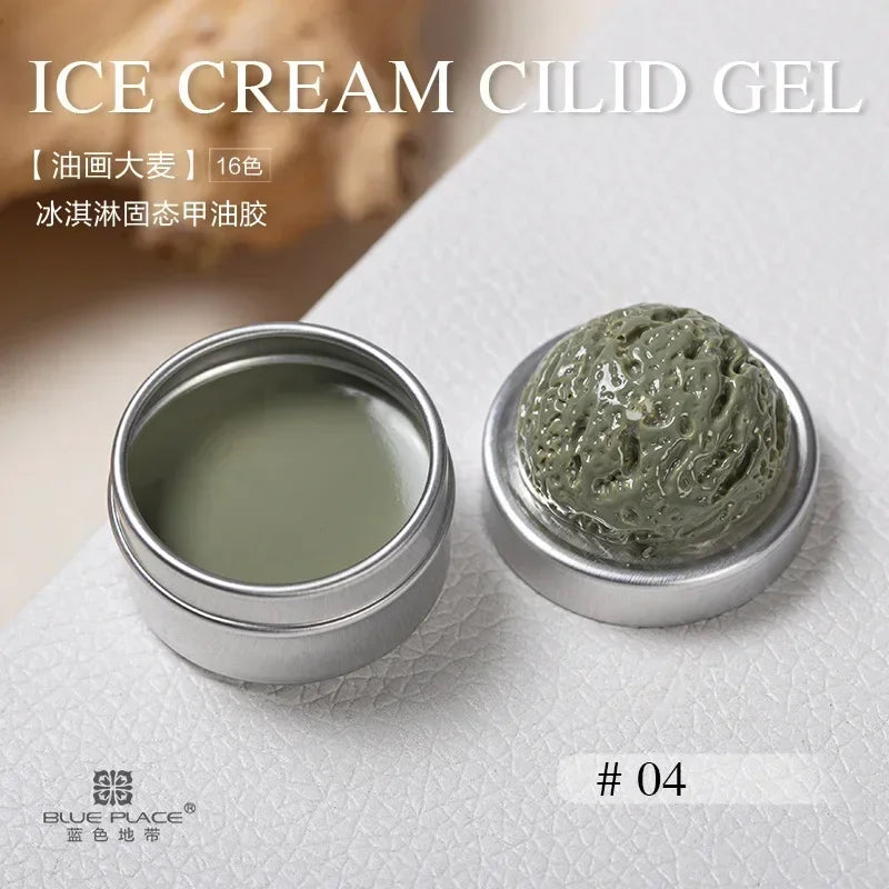 Handaiyan 64 Colors Solid Nail Polish Gel – Ice Cream Texture