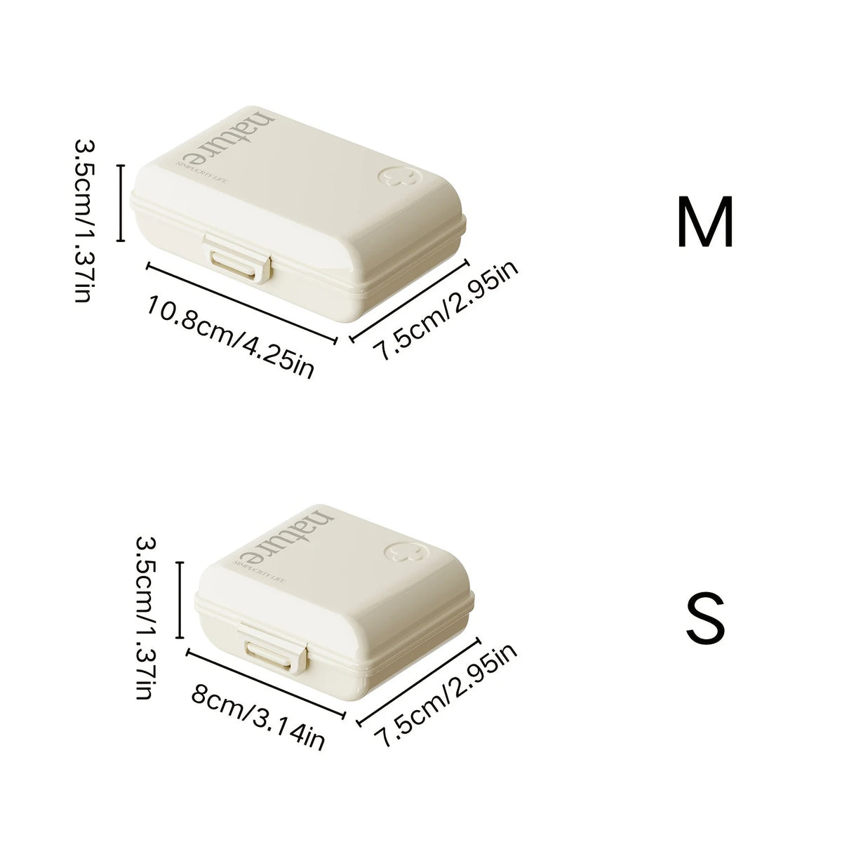Japanese Style 7-Day Pill Organizer | Large Capacity Medicine Box