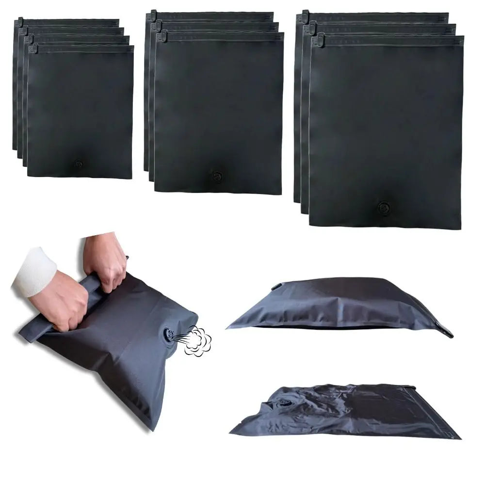 Hand Roll Vacuum Storage Bags – Travel Space Saver (4 Sizes)