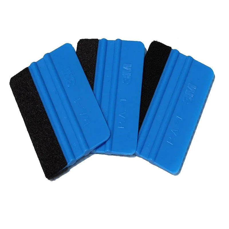 Vinyl Wrap Squeegee Felt Scraper – Car Film Tool 1–4 Pcs