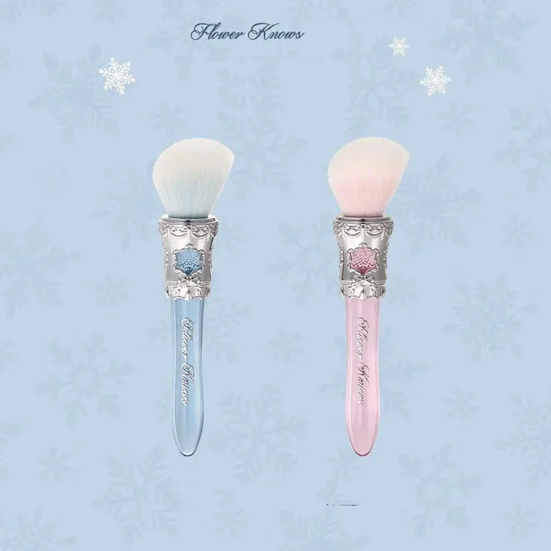 Flower Knows Snow Ballet Blush Brush – Soft Goat Hair