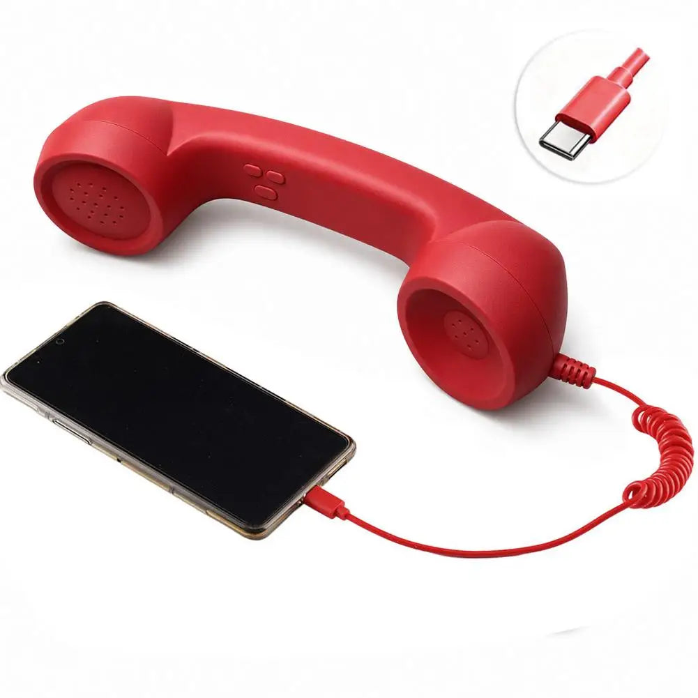 Retro Phone Handset Type-C Wired Receiver | SAMMY