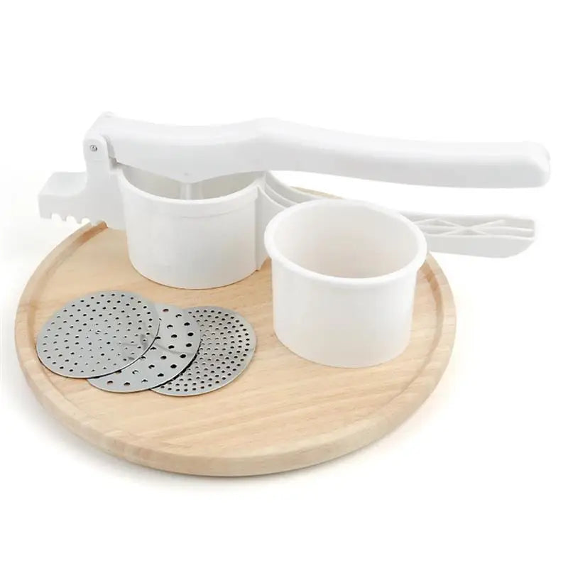 Stainless Steel Potato Ricer & Manual Food Press | Kitchen
