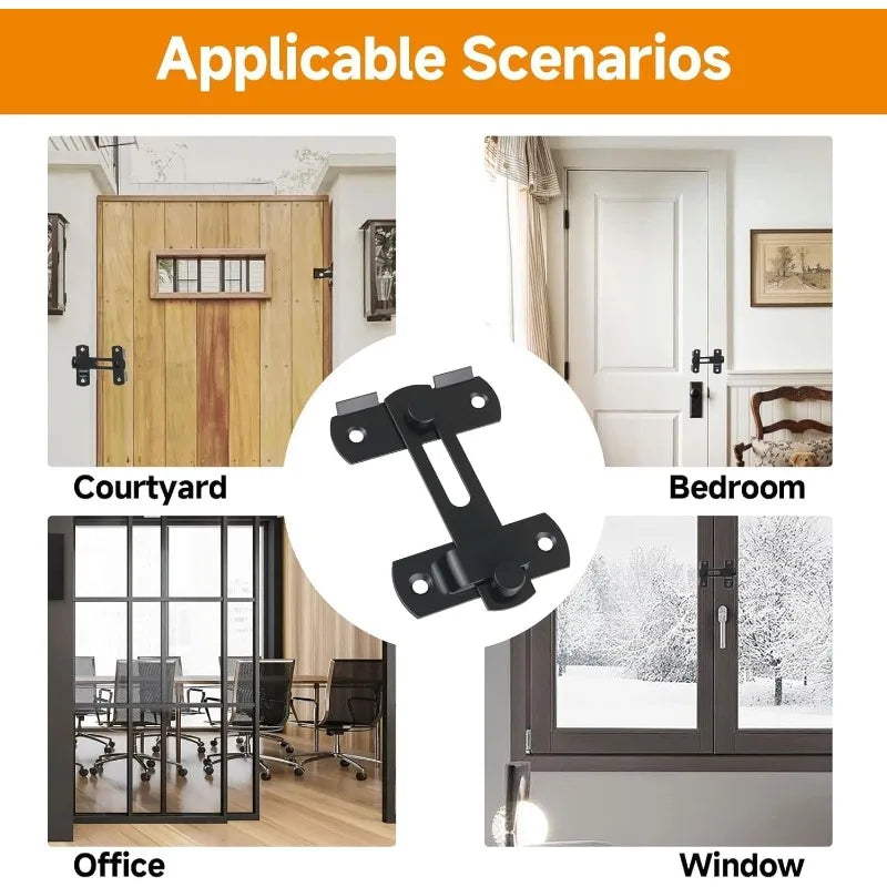 Stainless Steel Toggle Latch – Sliding Barn Door Lock Bolt