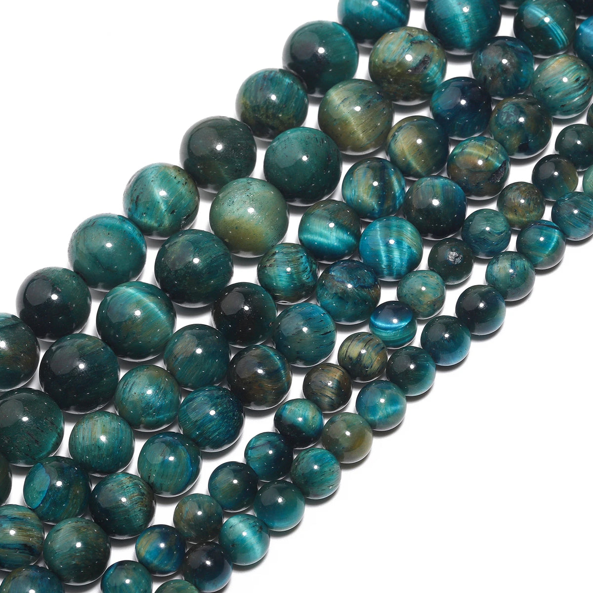 Tiger Eye Stone Round Beads 6/8/10mm | DIY Jewelry Making