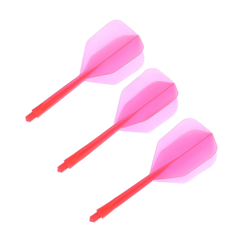 3-Pack 2BA Transparent Dart Shafts – Anti-Fall ABS Plastic