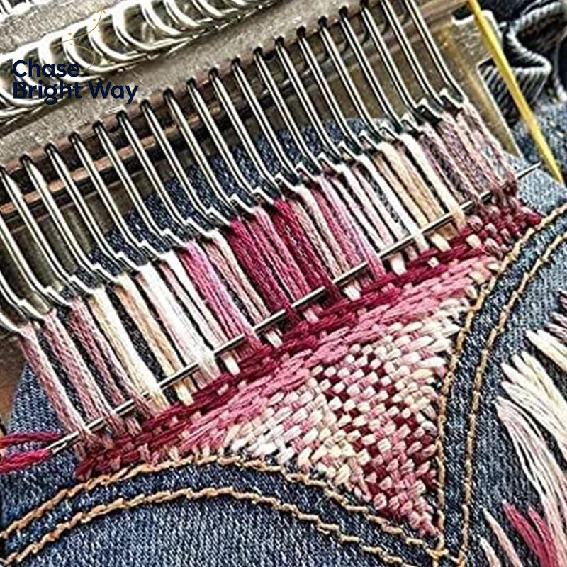 DIY Wooden Darning Loom – Hand Weaving & Knitting Tool